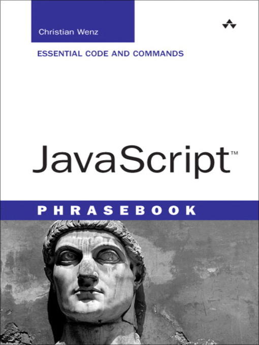 Title details for Javascript Phrasebook by Christian Wenz - Available